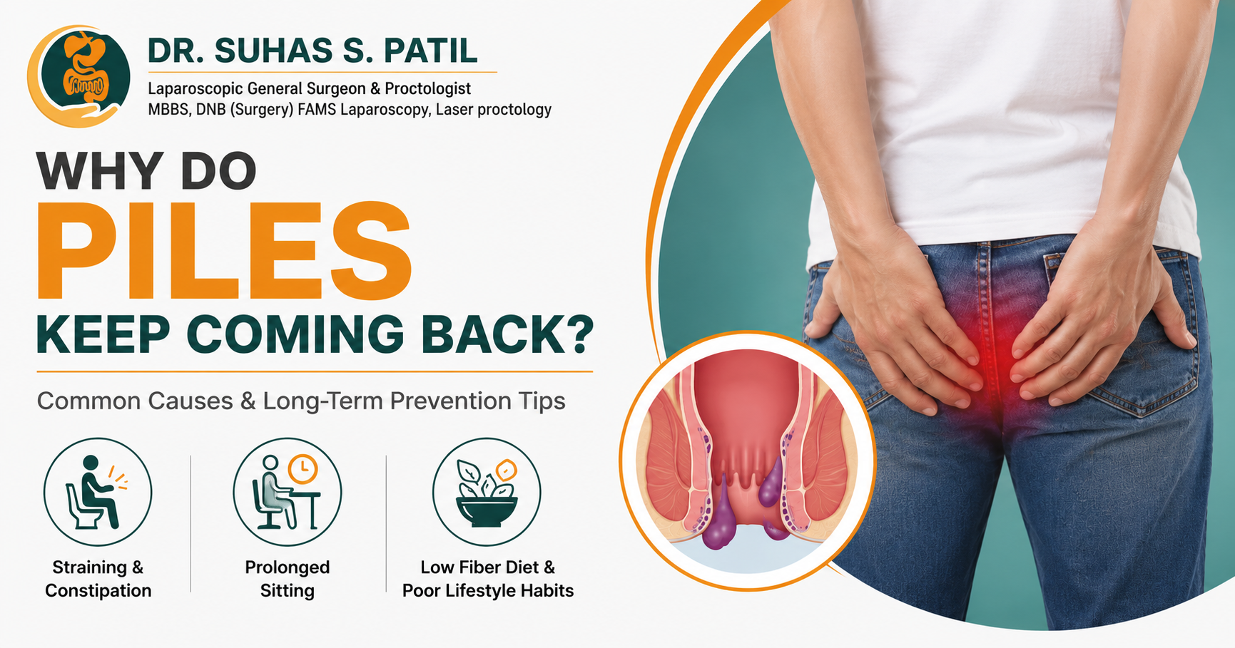Dr. Suhas Patil - Piles Specialist in Pimpri chinchwad | Piles Treatment in Pimpri chinchwad